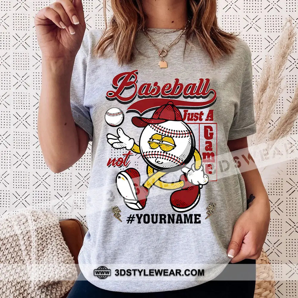 Baseball Is Not Just A Game Personalized T-Shirt Gift For Lovers Apparel