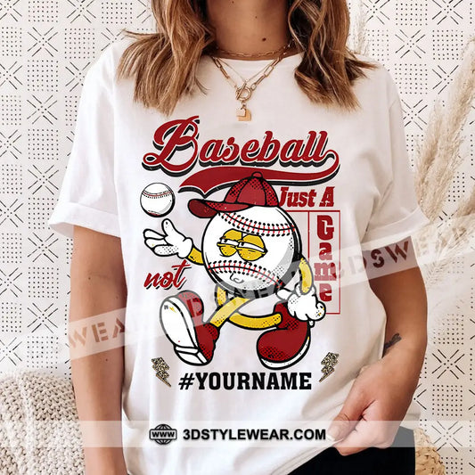 Baseball Is Not Just A Game Personalized T-Shirt Gift For Lovers Classic Tee/Unisex Tee / White S