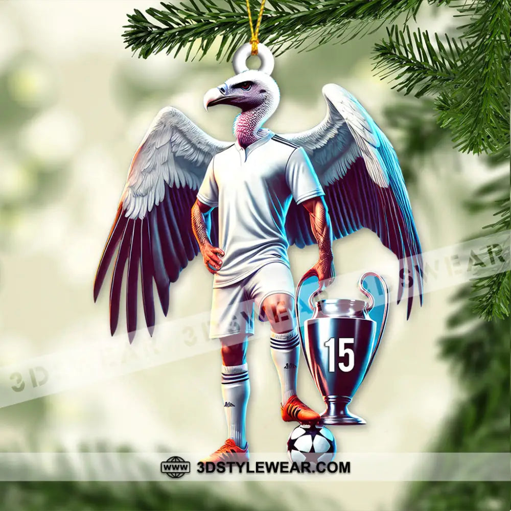 Custom Name Emirates Ornament Christmas Gift For Football Lover 3.54’’ / 1