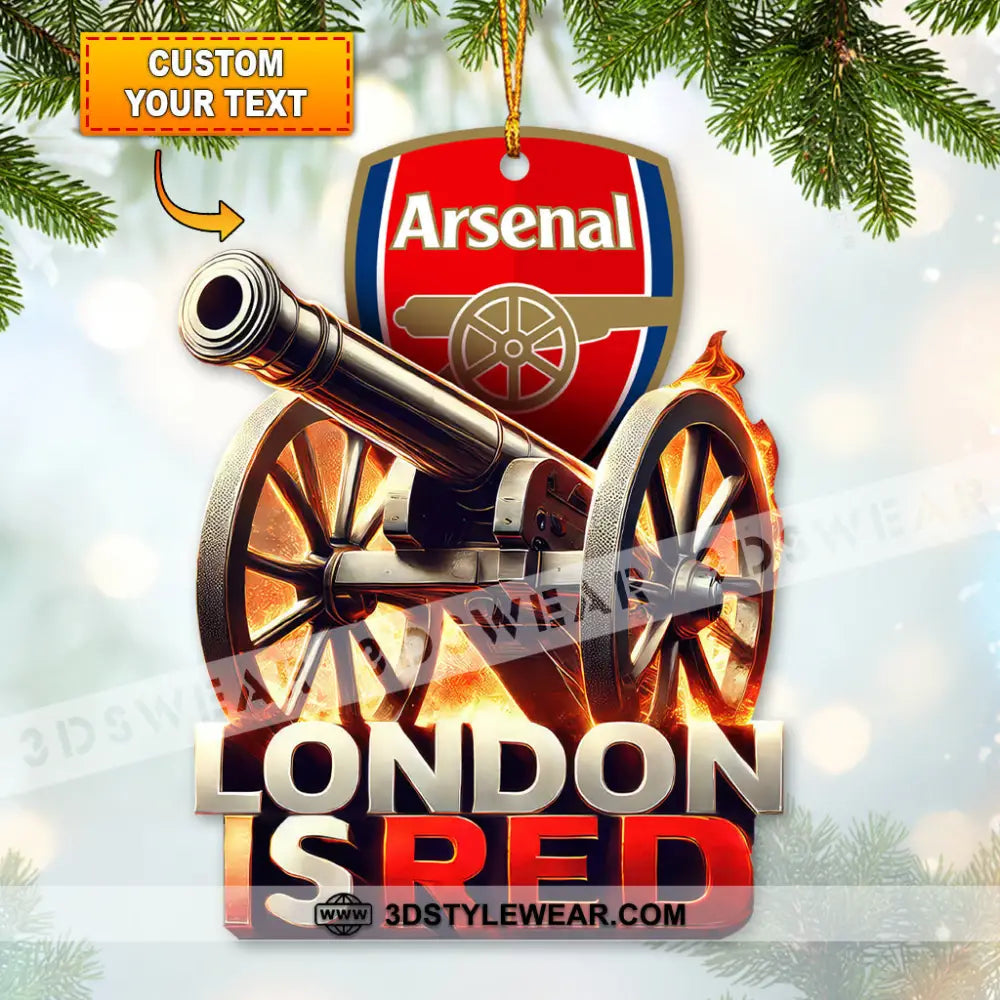 Custom Name The Gunners Ornament Christmas Gift For Lover