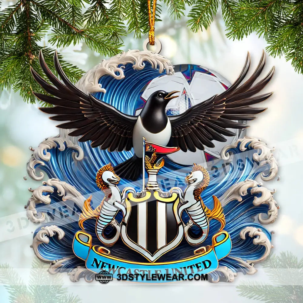 Custom Name The Magpies Ornament Christmas Gift For Lover 3.54’’ / 1