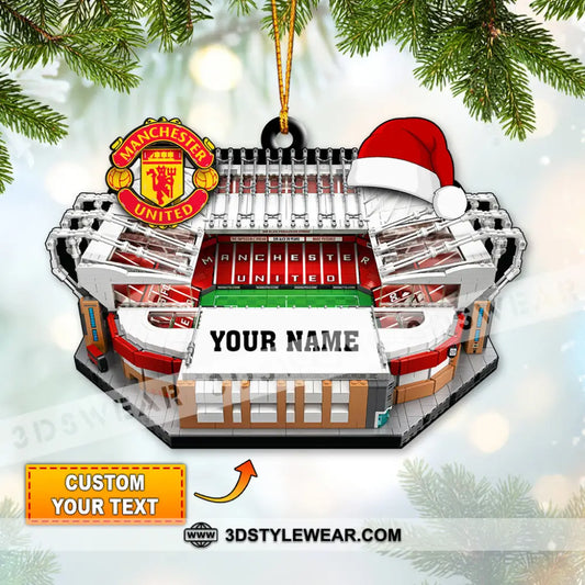 Custom Name Manchester United Ornament Christmas Gift For Football Lover