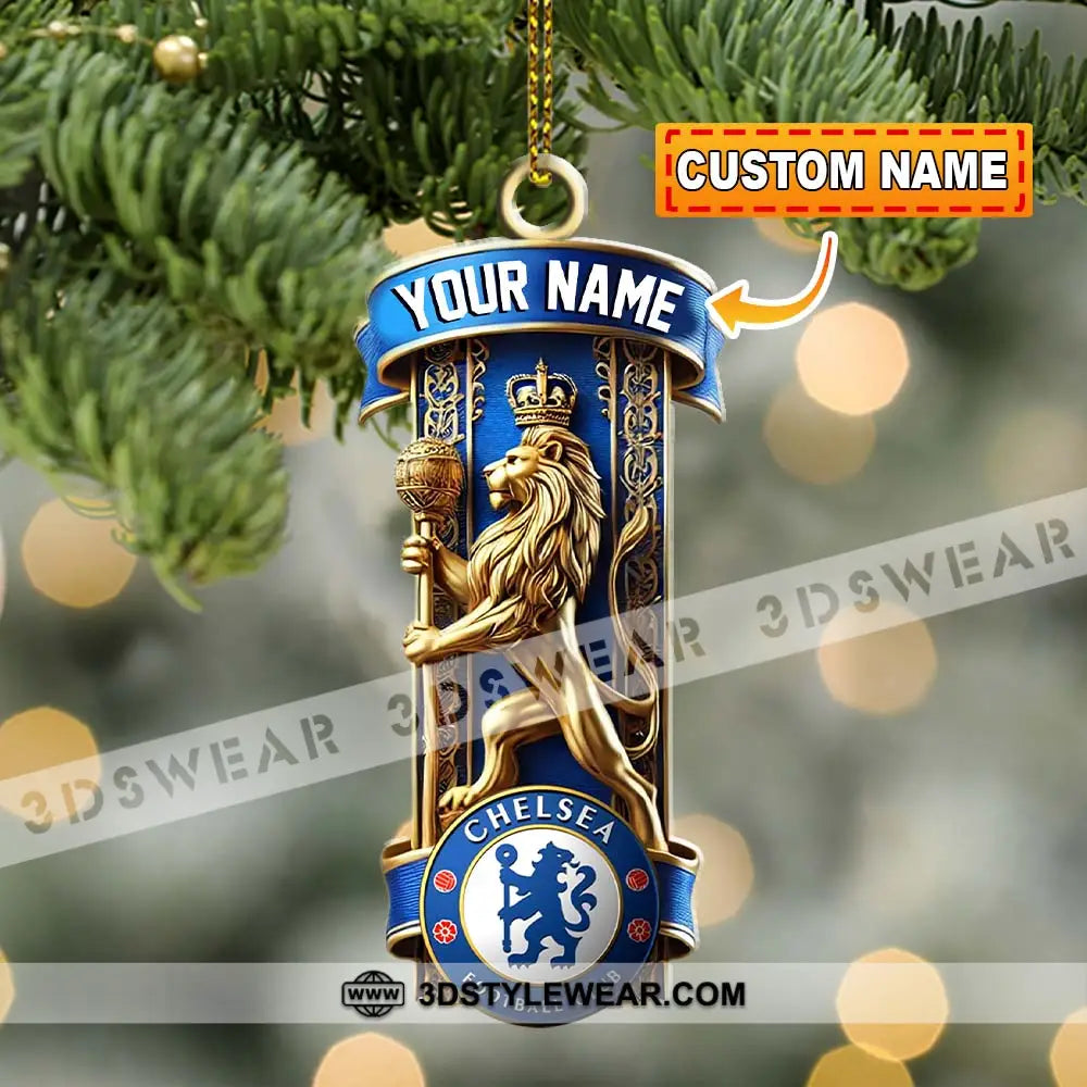 Custom Ornament The Blue Chelsea Christmas Decor 3.54’’ / 1