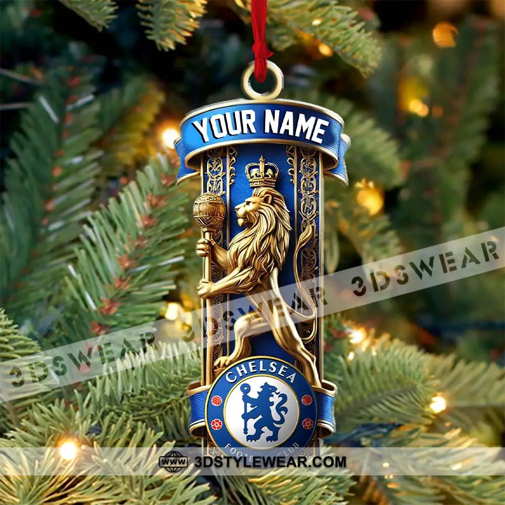 Custom Ornament The Blue Chelsea Christmas Decor