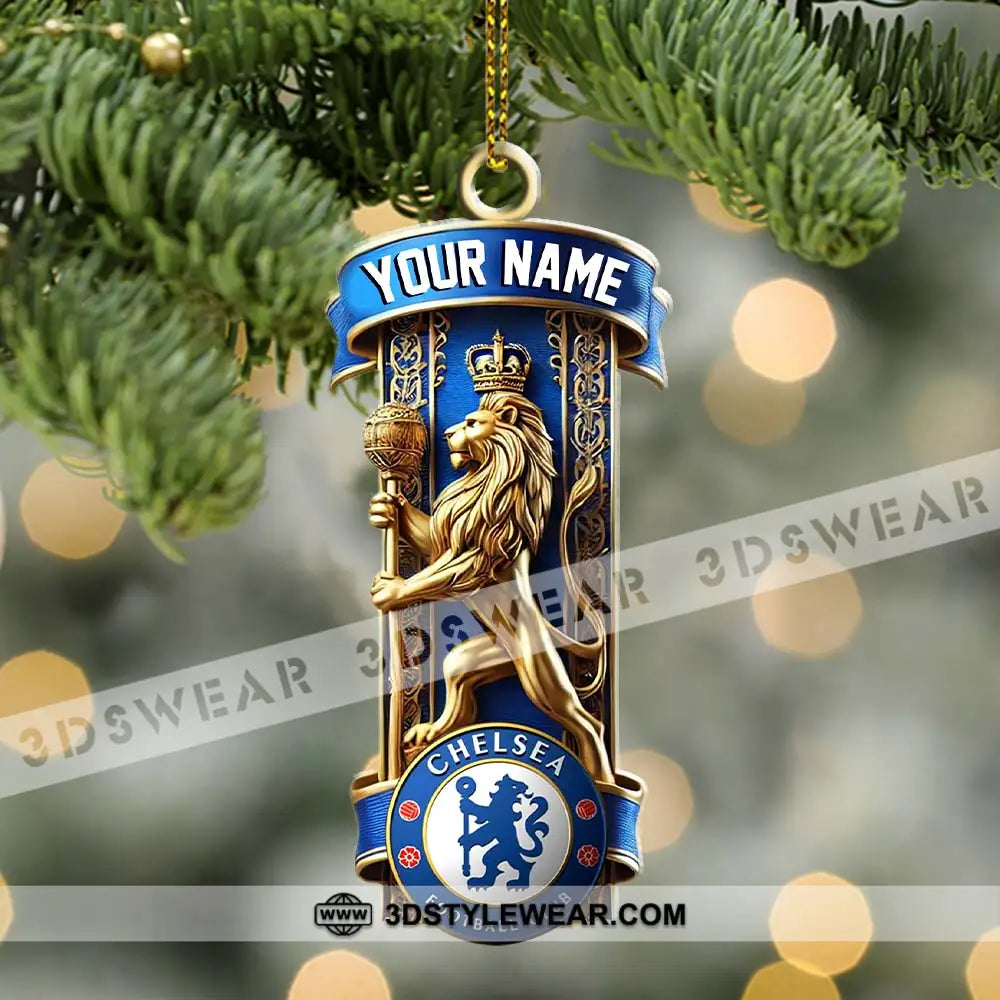 Custom Ornament The Blue Chelsea Christmas Decor