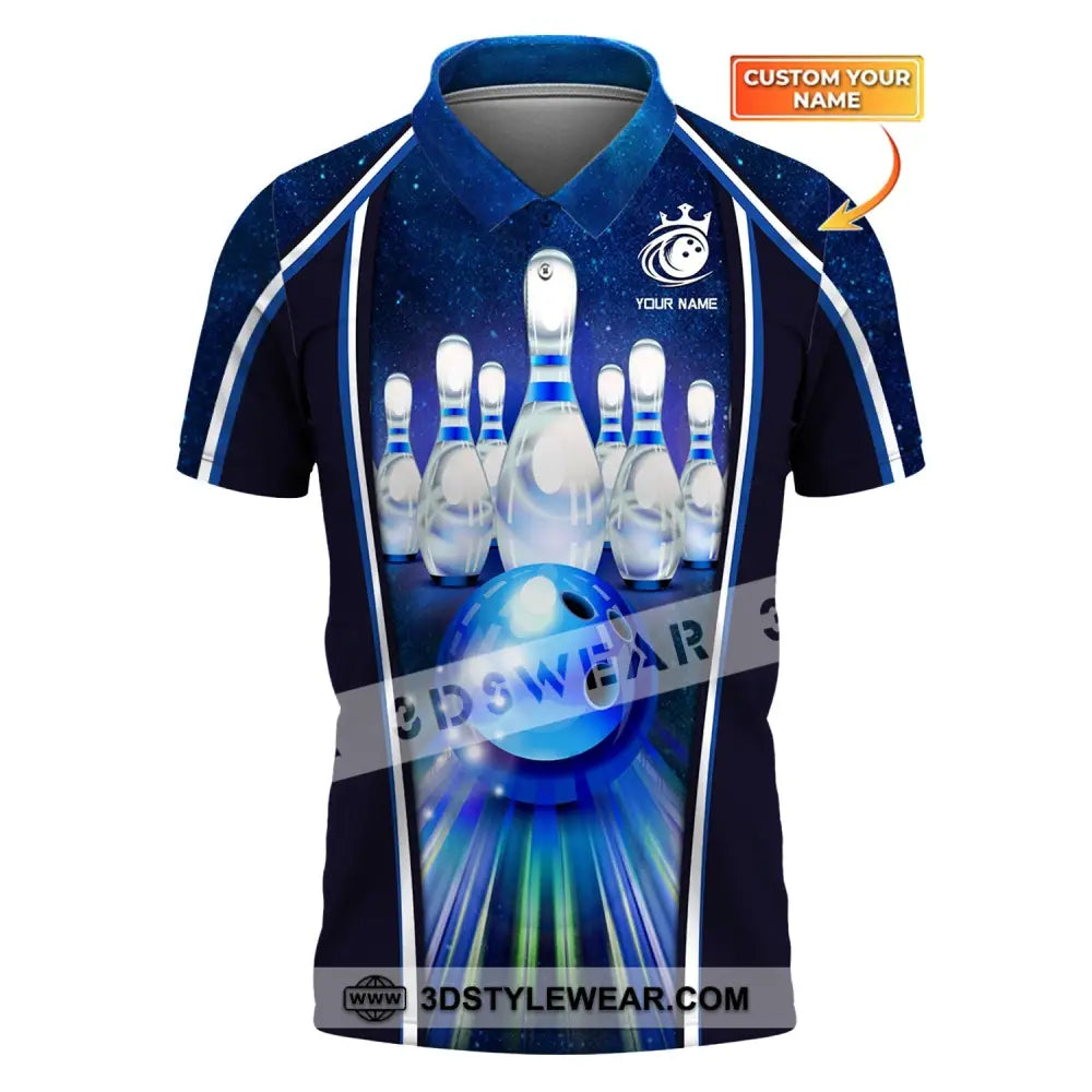 Custom Unisex Shirt Bowling Polo T-Shirt For Lovers / S