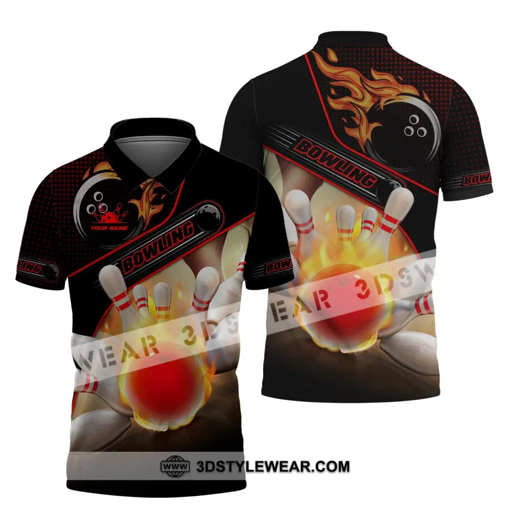 Custom Unisex Shirt Bowling T-Shirt For Lovers Polo / S