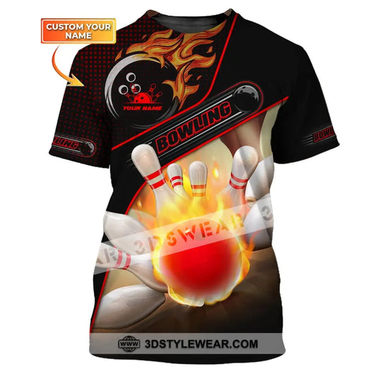 Custom Unisex Shirt Bowling T-Shirt For Lovers / S