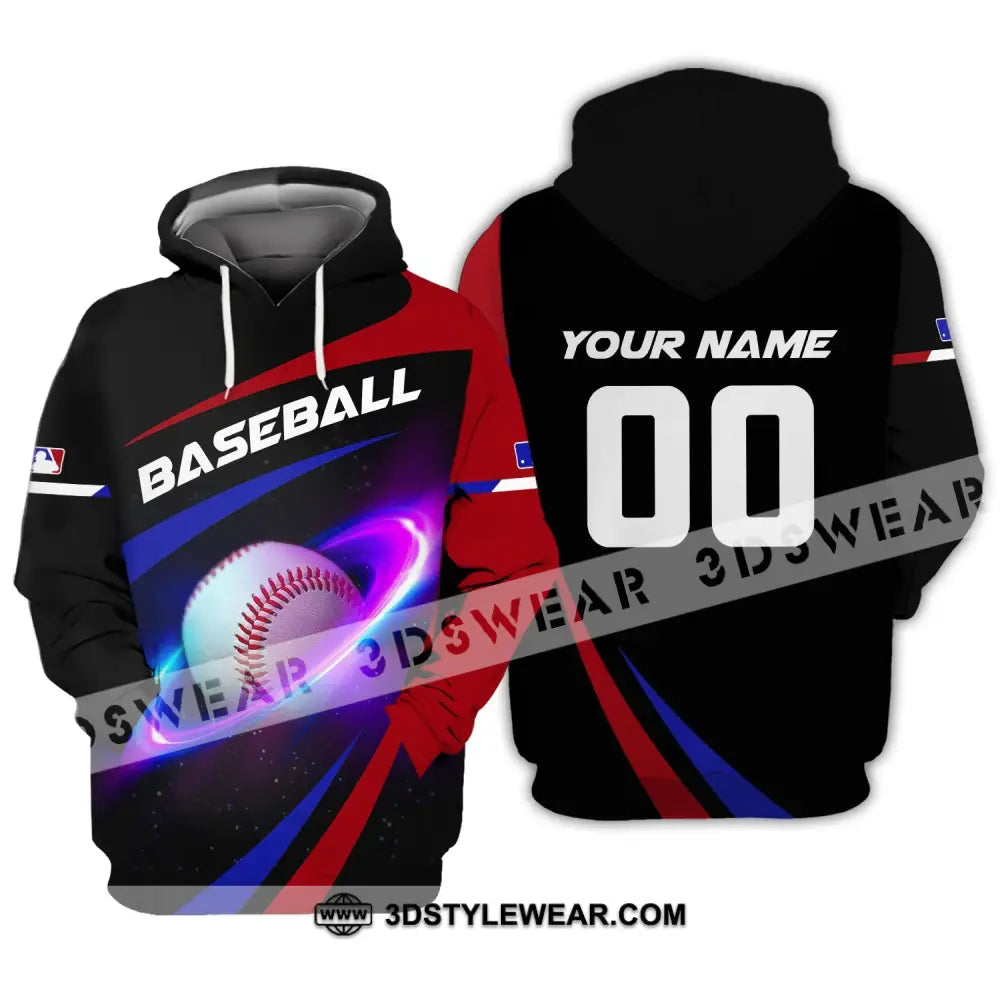 Man Shirt Custom Name And Number Baseball T-Shirt Gift For Player Hoodie / S