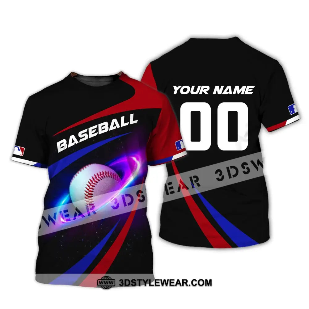 Man Shirt Custom Name And Number Baseball T-Shirt Gift For Player / S