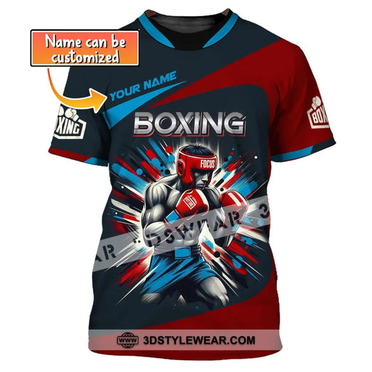 Man Shirt Custom Name Boxing T-Shirt Gift For Lover