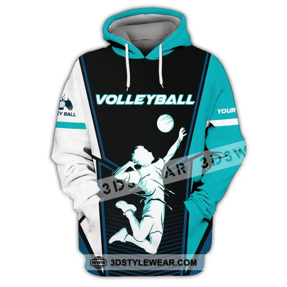 Man Shirt Volleyball Custom Team T-Shirt For Club Gift Players Hoodie / S