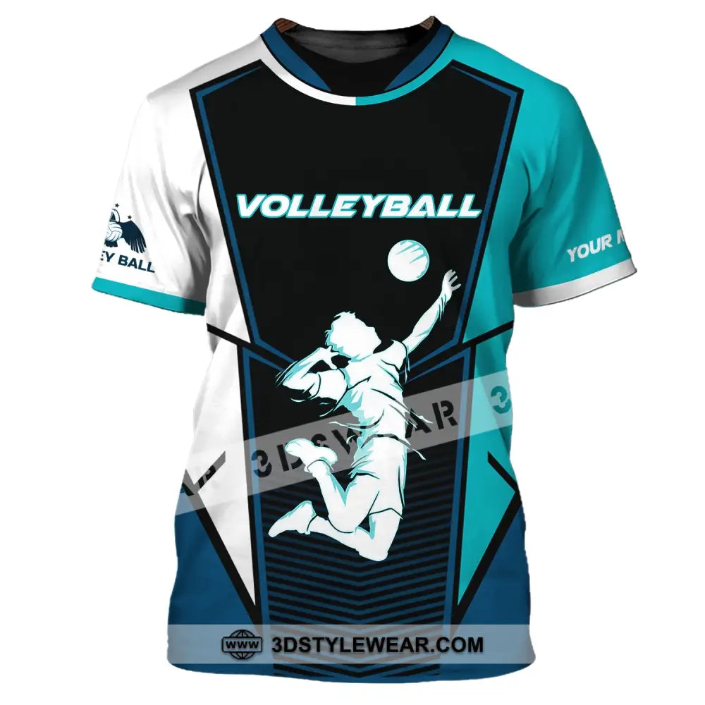 Man Shirt Volleyball Custom Team T-Shirt For Club Gift Players / S