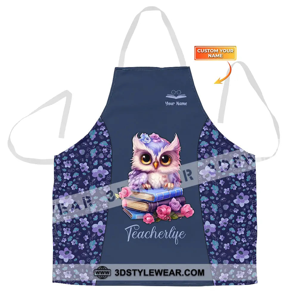 Personalized Apron Teacher Joymuu Cooking Apparel Chef