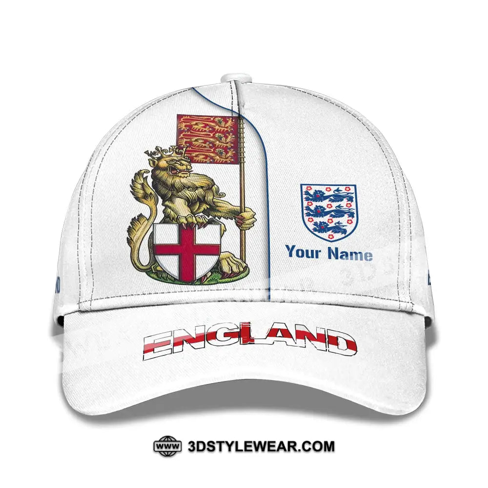 Unisex Cap Custom England Football Name The Three Lions