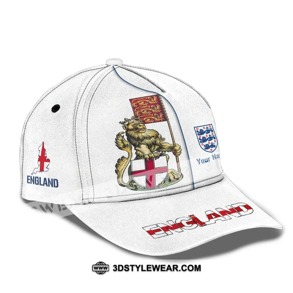 Unisex Cap Custom England Football Name The Three Lions