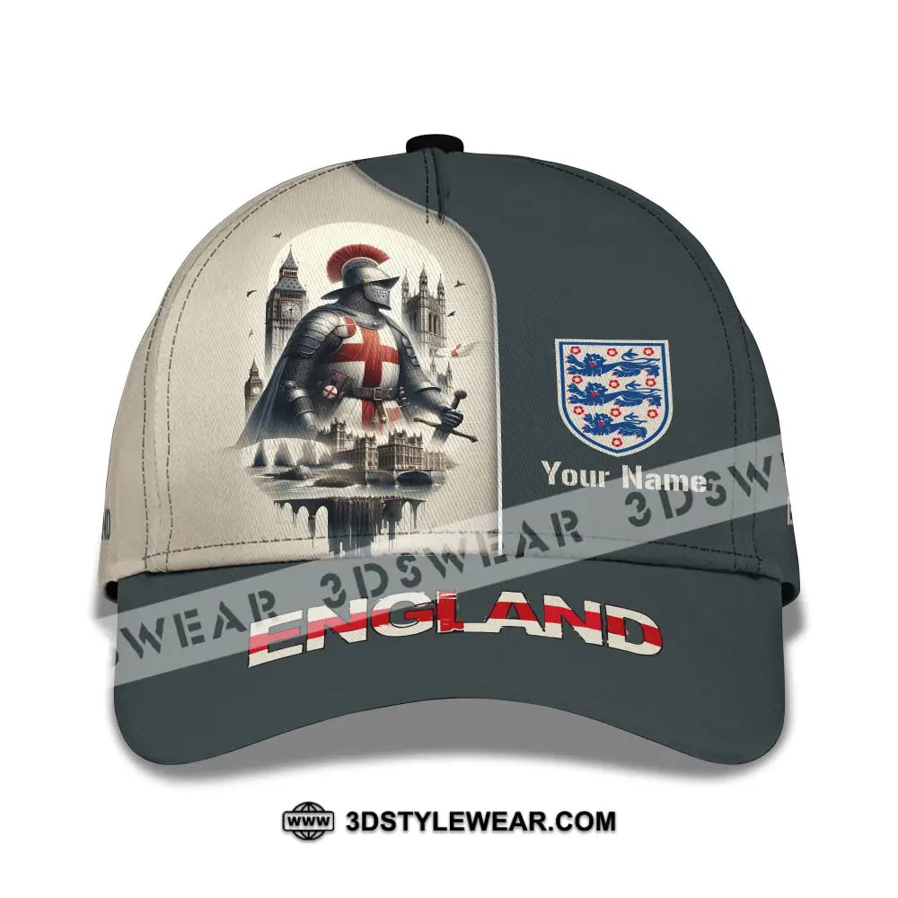 Unisex Cap Custom Name 3D - England Chevalier