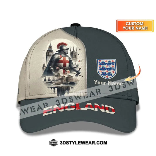 Unisex Cap Custom Name 3D - England Chevalier