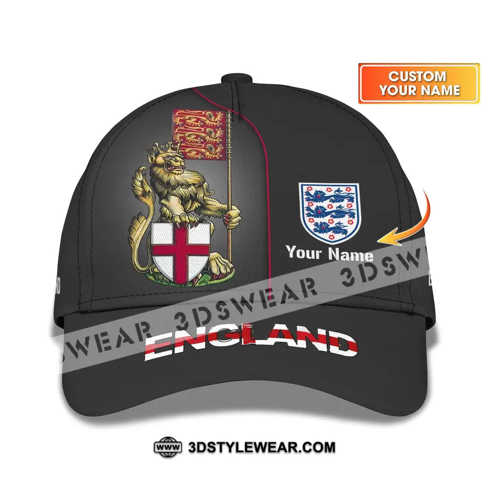 Unisex Cap Custom Name - England Shirt