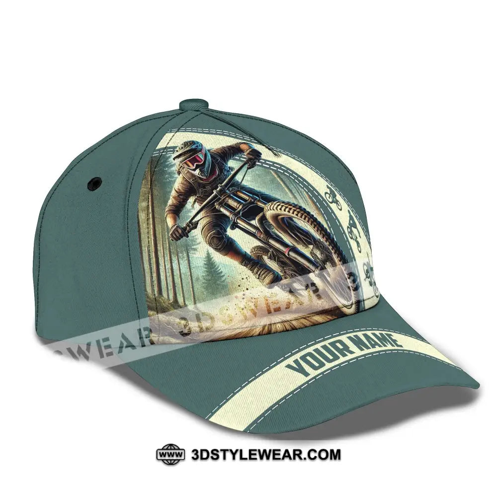 Unisex Cap Custom Name Mountain Bike Hat