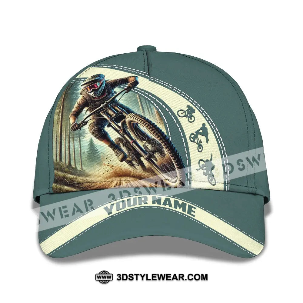 Unisex Cap Custom Name Mountain Bike Hat