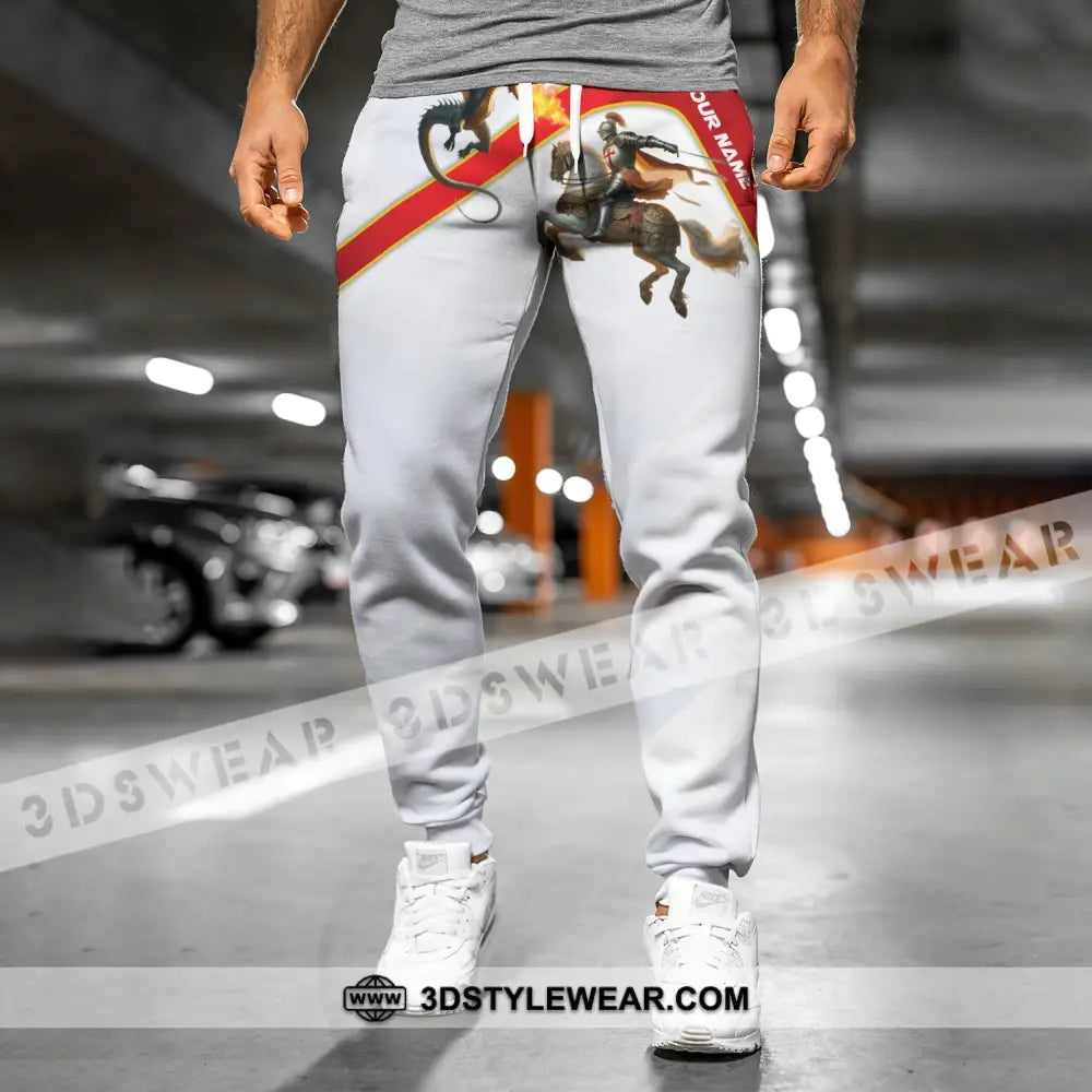 Unisex Clothing Custom England Jogger English Pants Knight