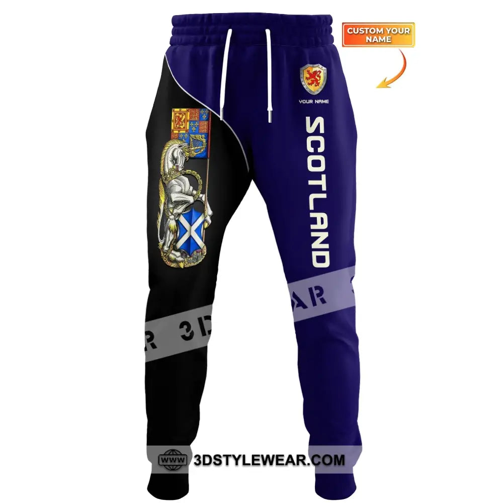 Unisex Clothing Custom Scotland Jogger Pants Wild S