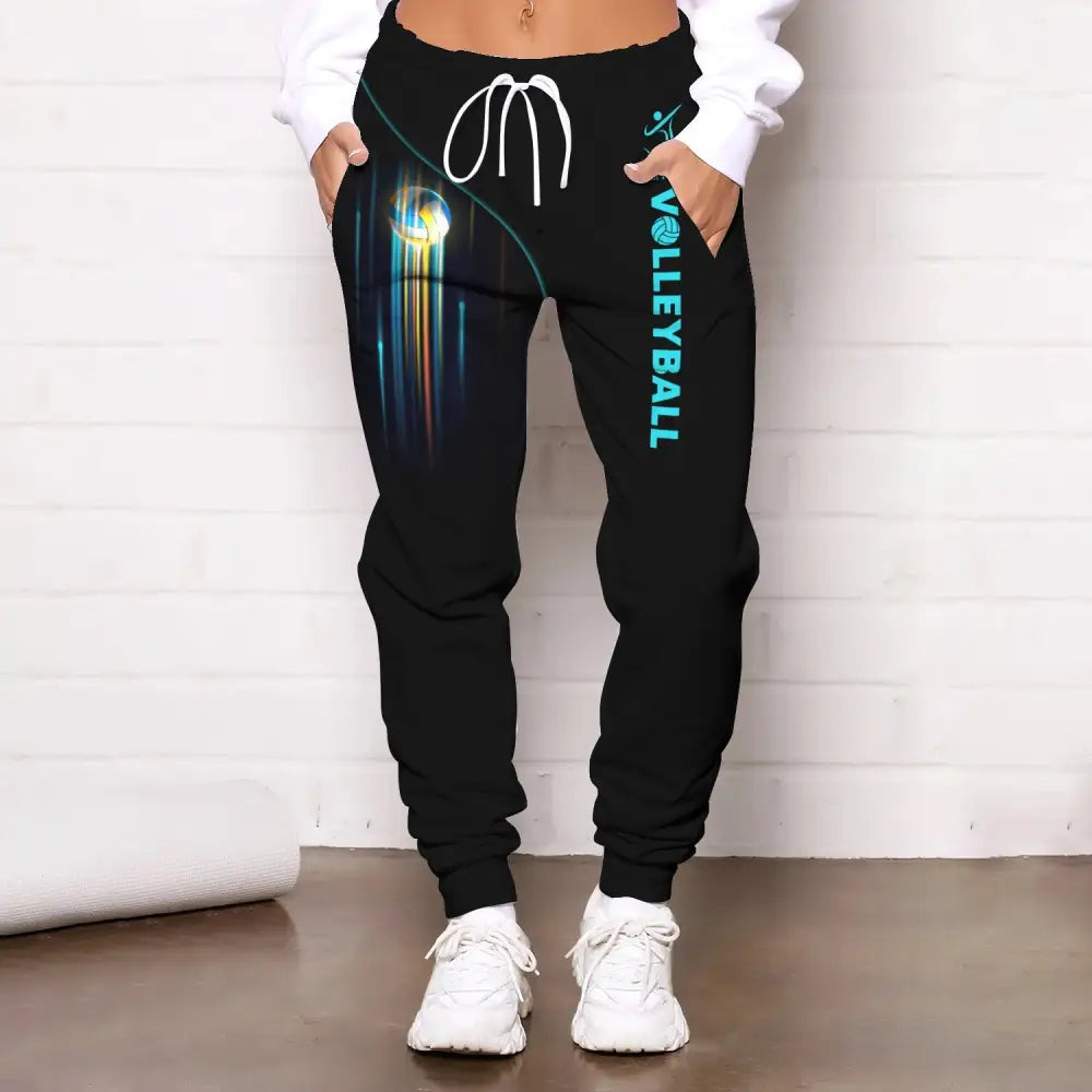 Unisex Clothing Custom Volleyball Jogger Pants Gift For Lovers