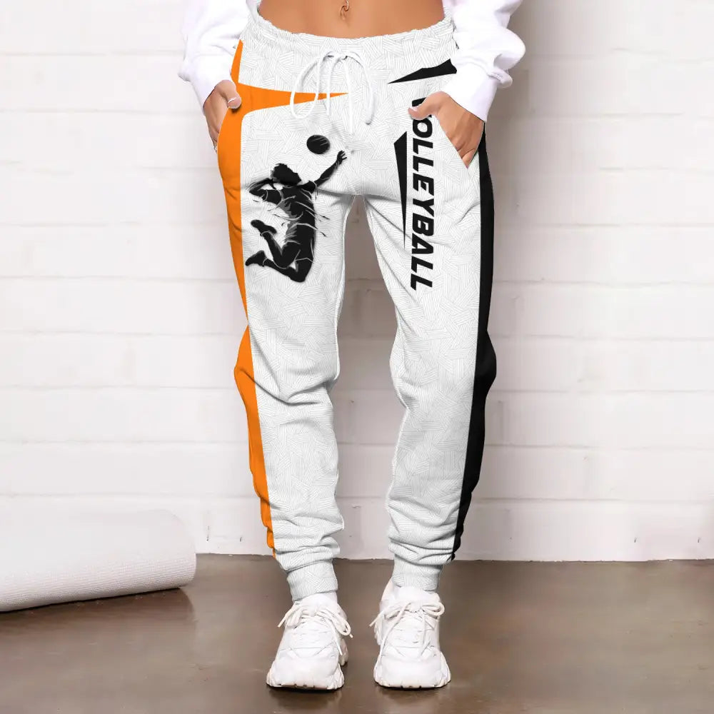 Unisex Clothing Custom Volleyball Jogger Pants Gift For Lovers