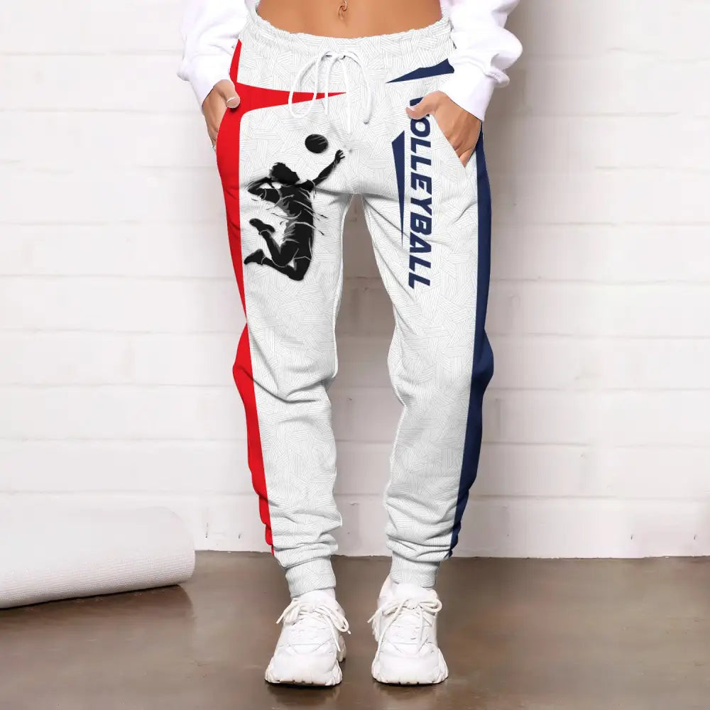 Unisex Clothing Custom Volleyball Jogger Pants Gift For Lovers