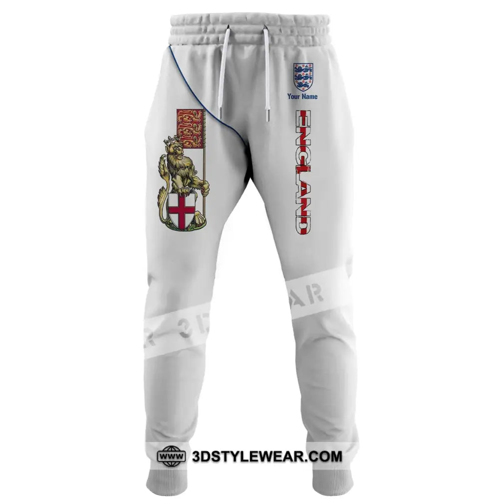 Unisex Pants - Custom England Football Name The Three Lion