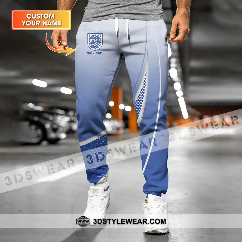 Unisex Pants - Custom Name And Number England Euro 2024 S