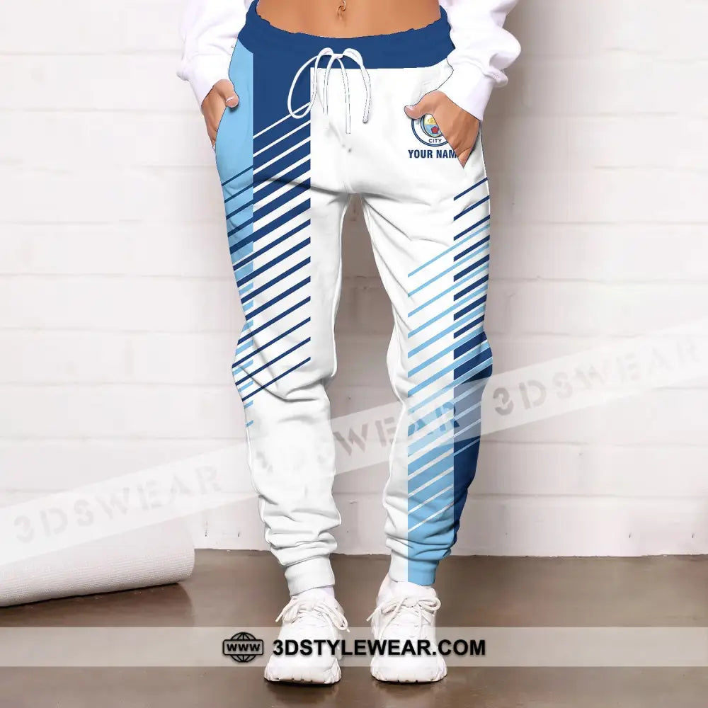 Unisex Pants - Custom Name The Sky Blues Fc Lover