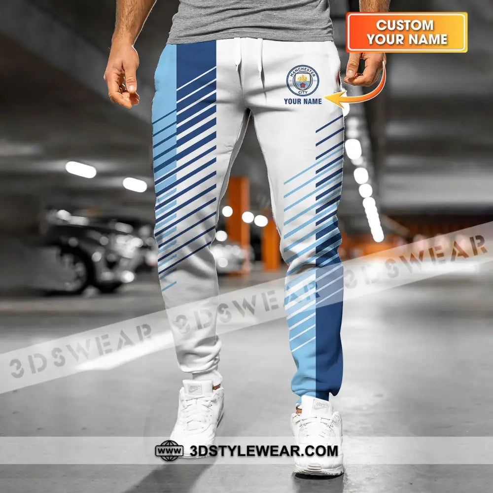 Unisex Pants - Custom Name The Sky Blues Fc Lover S