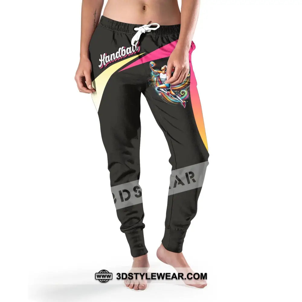 Unisex Pants - Hot Pink Handball Sport