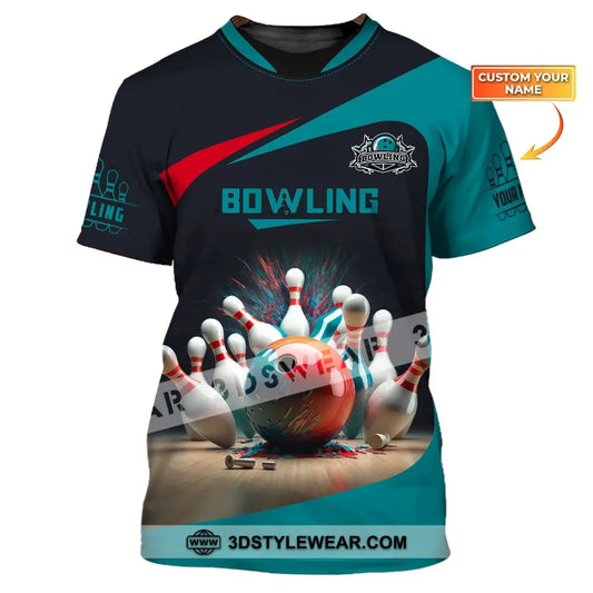 Unisex Shirt Bowling T-Shirt Custom Name For Lovers