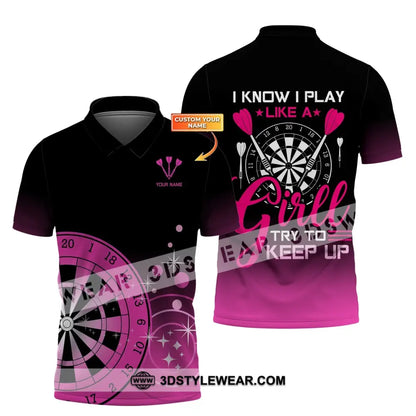 Unisex Shirt Custom Darts Polo Hoodie Team T-Shirt Gift For Players / S