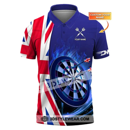 Unisex Shirt Custom England Darts Polo Hoodie Team T-Shirt Gift For Players / S