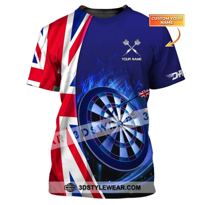 Unisex Shirt Custom England Darts Polo Hoodie Team T-Shirt Gift For Players / S