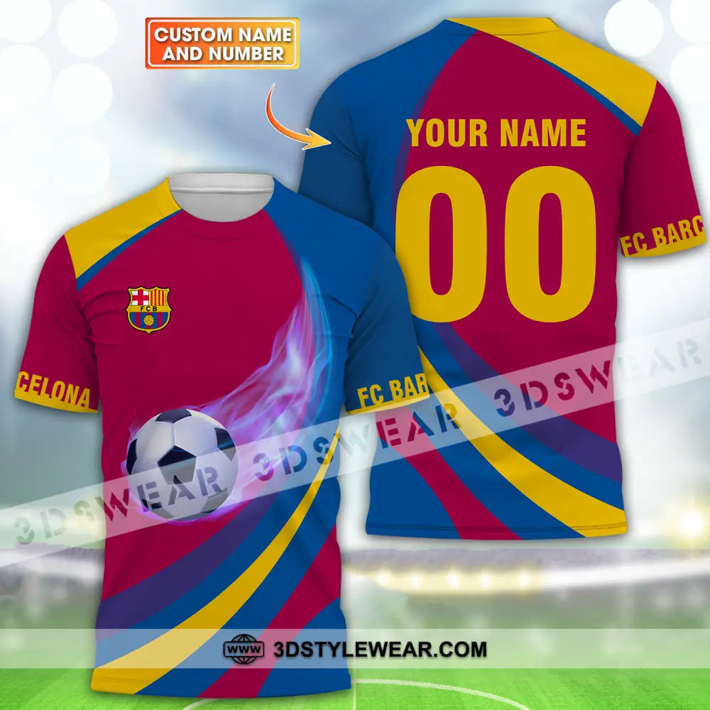 Unisex Shirt - Custom Name And Number Blaugrana Lover T-Shirt