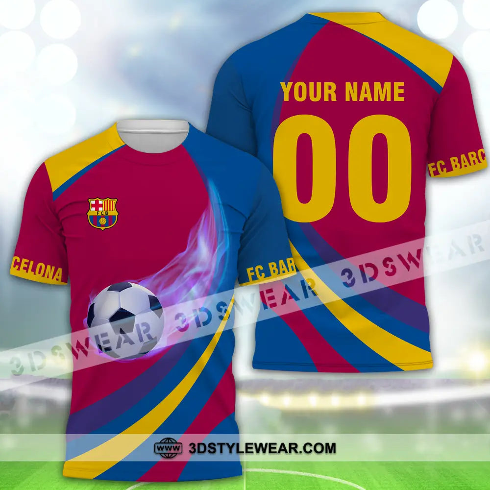 Unisex Shirt - Custom Name And Number Blaugrana Lover T-Shirt / S T-Shirt