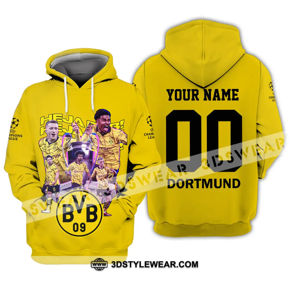 Unisex Shirt - Custom Name And Number Der Bvb C1 Hoodie / S T-Shirt