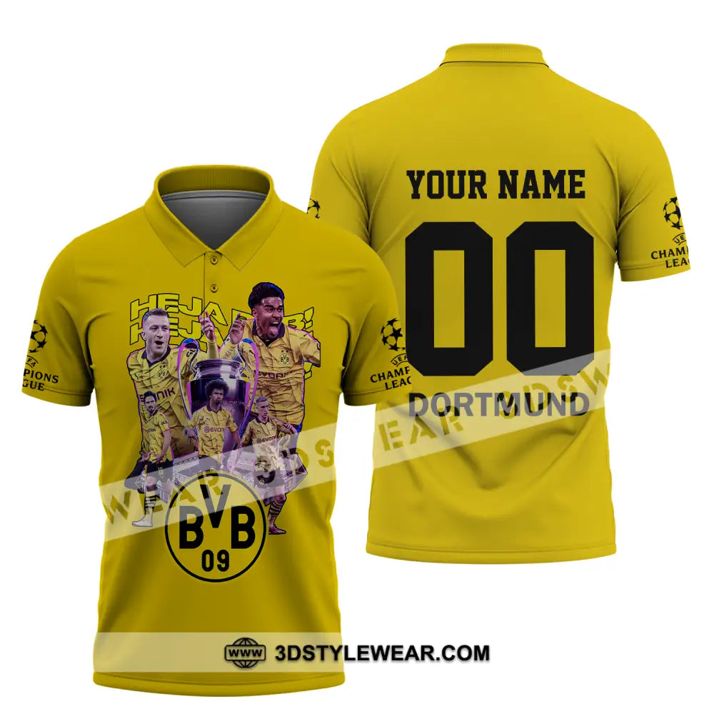 Unisex Shirt - Custom Name And Number Der Bvb C1 Polo / S T-Shirt