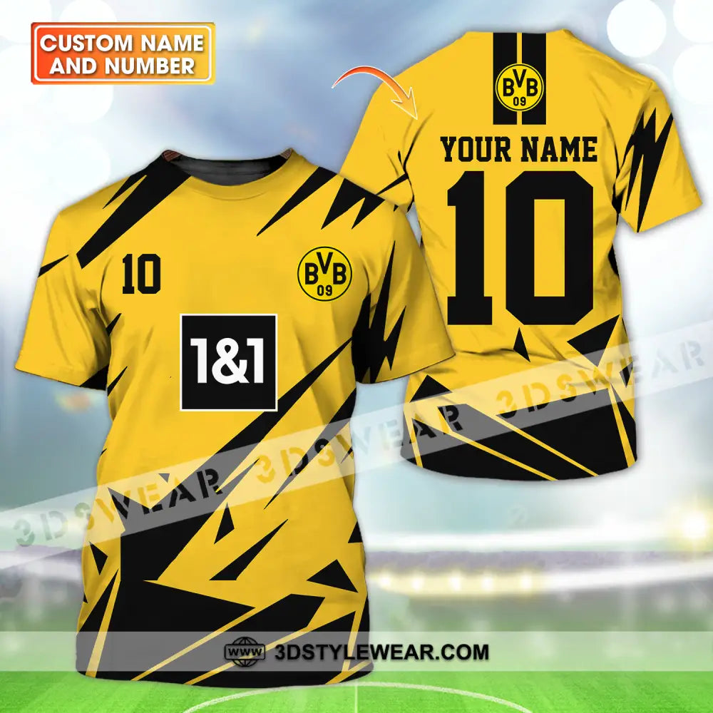 Unisex Shirt - Custom Name And Number Der Bvb Lover T-Shirt