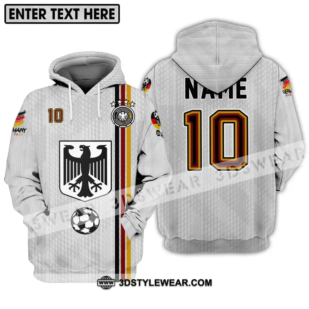 Unisex Shirt - Custom Name And Number Euro 2024 German Hoodie / S T-Shirt