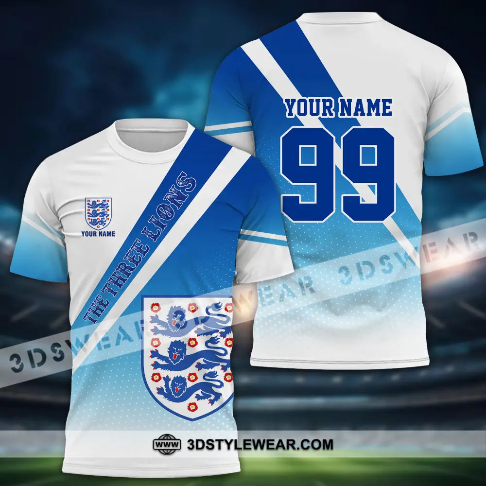 Unisex Shirt - Custom Name And Number Euro 2024 National Team England T-Shirt / S T-Shirt