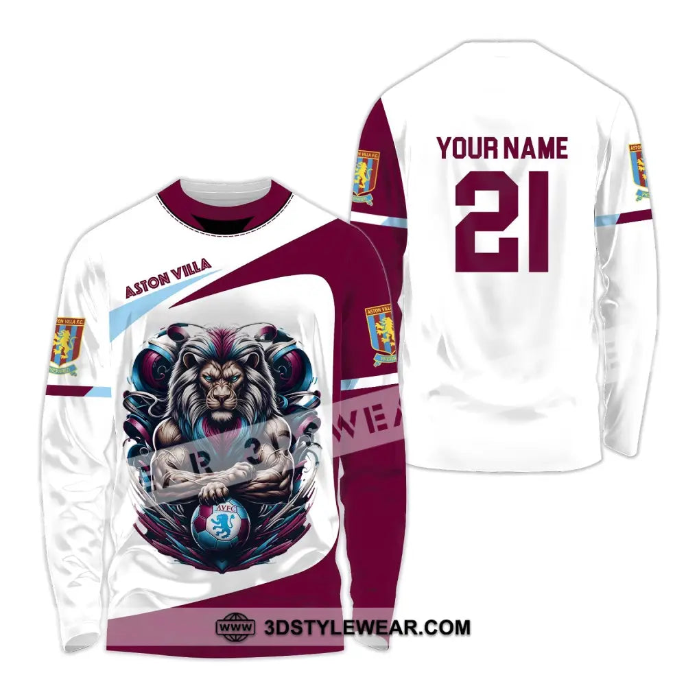 Unisex Shirt - Custom Name And Number Fc Avl Long Sleeve / S T-Shirt