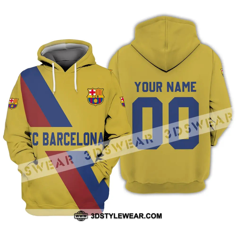 Unisex Shirt - Custom Name And Number Fc Blaugrana Lover Hoodie / S T-Shirt