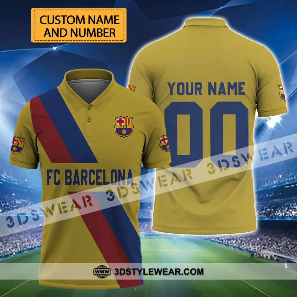 Unisex Shirt - Custom Name And Number Fc Blaugrana Lover T-Shirt