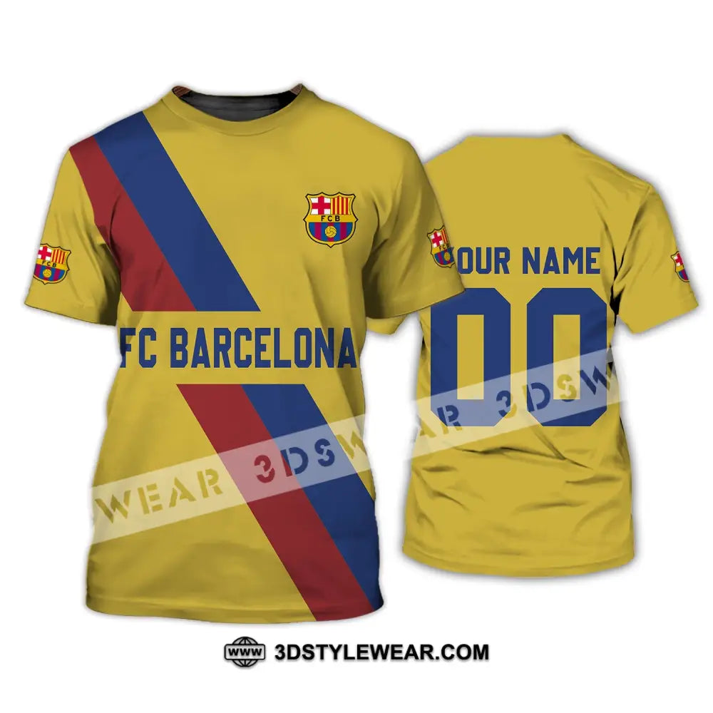 Unisex Shirt - Custom Name And Number Fc Blaugrana Lover T-Shirt / S T-Shirt